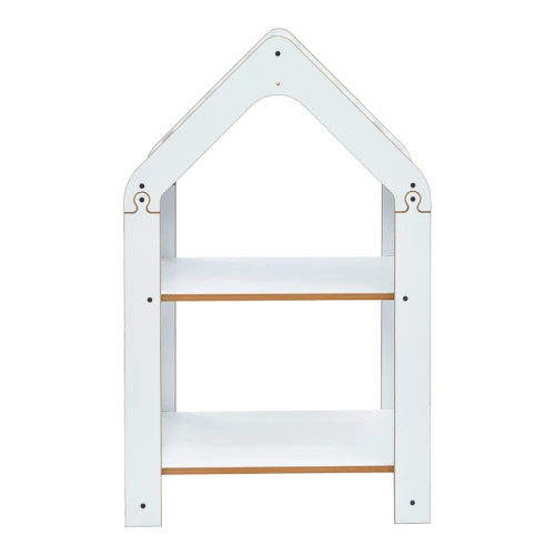 Ραφιέρα Τ. Montessori Zoilen Λευκό-Μπλε Mdf 50X30X80Εκ