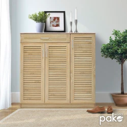 Παπουτσοθήκη-Ντουλάπι Sante 30 Ζεύγων Χρώμα Sonoma 120X37X123Εκ
