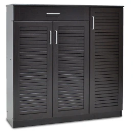 Παπουτσοθήκη-Ντουλάπι Sante 30 Ζεύγων Χρώμα Wenge 120X37X123Εκ