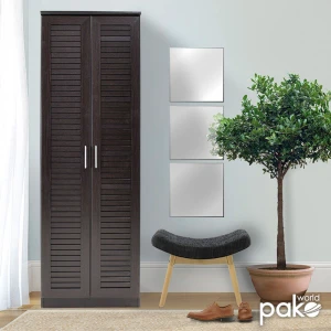 Παπουτσοθήκη-Ντουλάπα Sante 21 Ζεύγων Χρώμα Wenge 60X37X183Εκ