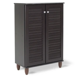Παπουτσοθήκη-Ντουλάπι Santo 10 Ζεύγων Χρώμα Wenge 60X34,5X91,5Εκ