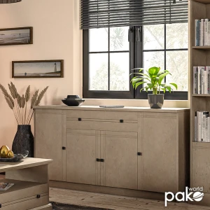 Μπουφές Libby Oak 160X39.5X83Εκ