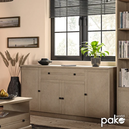 Μπουφές Libby Oak 160X39.5X83Εκ