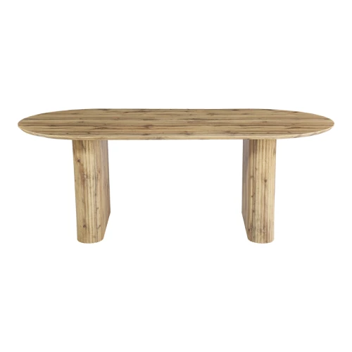 Τραπέζι Nembou Mdf Σε Oak Απόχρωση 210X100X76Εκ
