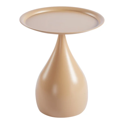 Βοηθητικό Τραπέζι Samino Μέταλλο Cappuccino Φ39X46Εκ