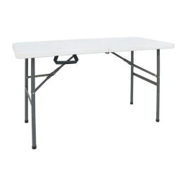Τραπέζι Catering Rodeo Πτυσσόμενο-Βαλίτσα Λευκό 122X60X74Εκ