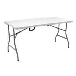 Τραπέζι Catering Rodeo Πτυσσόμενο-Βαλίτσα Λευκό 183X76X74Εκ