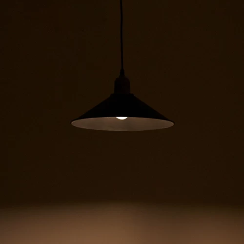 Φωτιστικό Οροφής Μονόφωτο Pwl-0964 Ε27 Μαύρο-Bronze Antique Φ30X14.5Εκ