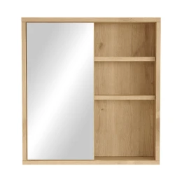 Ντουλάπι Μπάνιου Bagno Με Καθρέπτη Oak 60X14.5X63.6Εκ