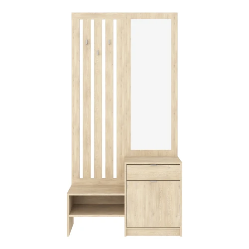 Έπιπλο Εισόδου Με Καθρέπτη Citra Sonoma 100X34.3X199.5Εκ