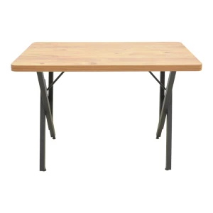 Τραπέζι Vertex Oak Με Μαύρα Μεταλλικά Πόδια 110X70X72Εκ