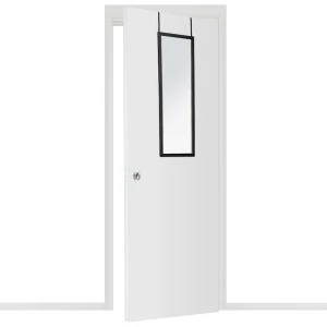 Καθρέπτης Πόρτας Pwd-0111 Polyresin-Μαύρο 34X1.7X94Εκ