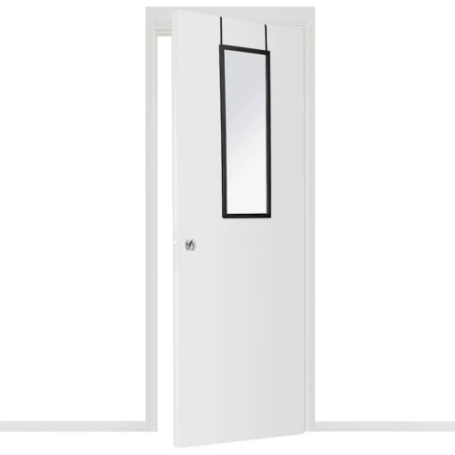 Καθρέπτης Πόρτας Pwd-0111 Polyresin-Μαύρο 34X1.7X94Εκ