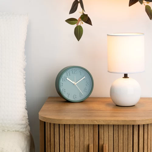 Επιτραπέζιο Φωτιστικό Pwl-1210 Ε14 60W Κεραμικό Σε Λευκό Gloss Χρώμα Φ13X25Εκ