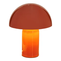 Επιτραπέζιο Φωτιστικό Mushi Μέταλλο Σε Terracotta Απόχρωση Φ20X24,5Εκ
