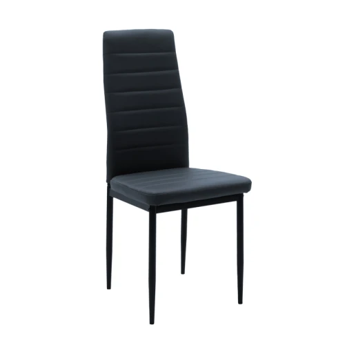 Τραπεζαρία Manka-Parker Σετ 3Τεμ Mdf Σε Μαύρη-Sonoma Απόχρωση 80X80X77Εκ