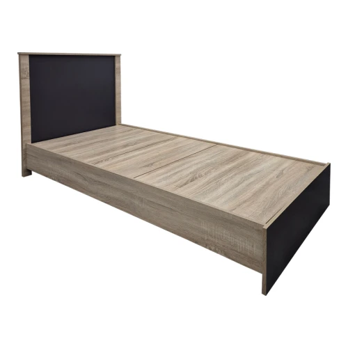Κρεβάτι Με Στρώμα Athos Sleepy Sonoma Ανθρακί 90X190Εκ