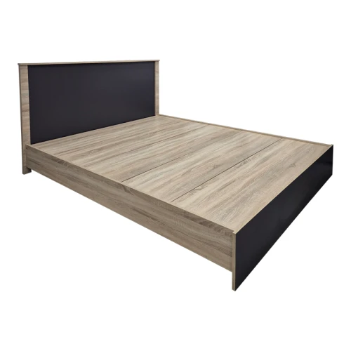 Κρεβάτι Με Στρώμα Athos Utopia Sonoma Και Ανθρακί 160X200Εκ