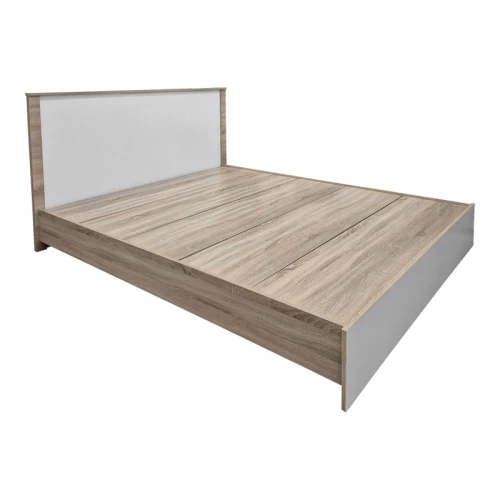 Κρεβάτι Με Στρώμα Athos Utopia Sonoma Και Λευκό 160X200Εκ