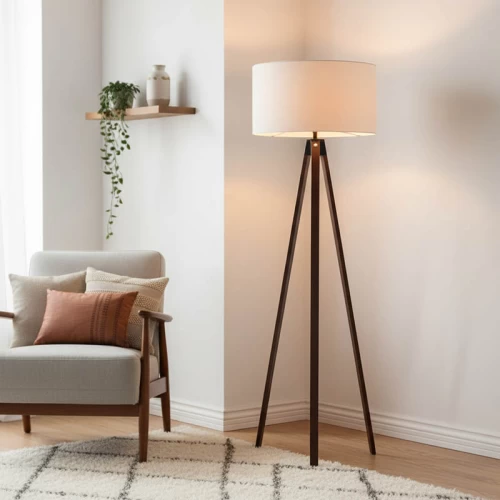 Φωτιστικό Δαπέδου Pwl-1059 Ε27 Καρυδί-Μπεζ Φ38X140Εκ Φωτιστικό Δαπέδου Pwl-1059 Ε27 Καρυδί-Μπεζ Φ38X140Εκ