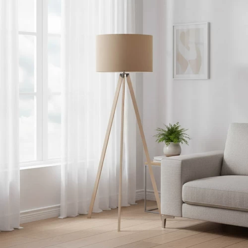 Φωτιστικό Δαπέδου Pwl-1060 Ε27 Φυσικό-Μόκα Φ38X140Εκ Φωτιστικό Δαπέδου Pwl-1060 Ε27 Φυσικό-Μόκα Φ38X140Εκ