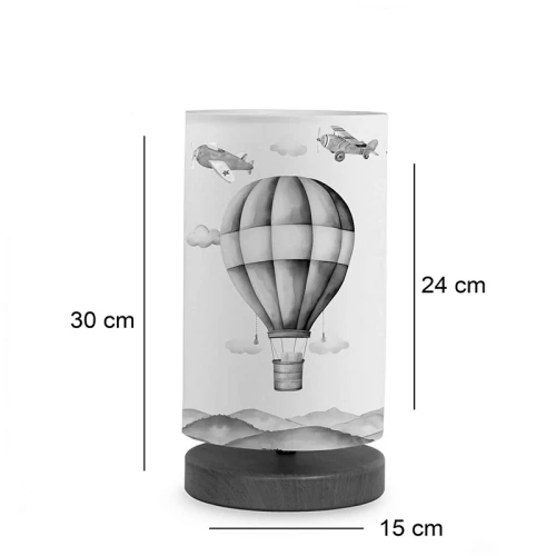 Παιδικό Επιτραπέζιο Φωτιστικό Balon Πολύχρωμο Φ15X30Εκ