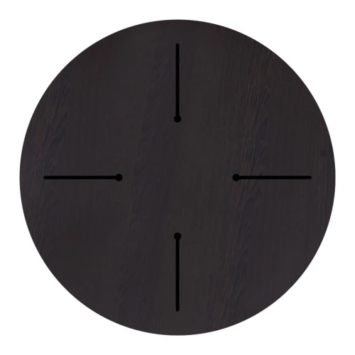 Επιφάνεια Τραπεζιού Portico Hpl Wenge Φ60Εκ Πάχους 12Mm