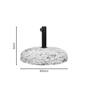 Βάση Ομπρέλας Nimbus Τσιμέντο Ψηφιδωτή 15Kg Φ35Εκ