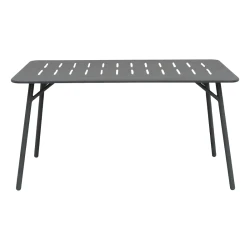Τραπέζι Moraja Μαύρο Μέταλλο 140X80X72Εκ