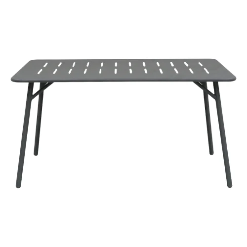 Τραπέζι Moraja Μαύρο Μέταλλο 140X80X72Εκ