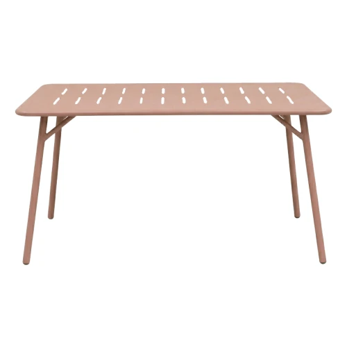 Τραπέζι Moraja Terracotta Μέταλλο 140X80X72Εκ