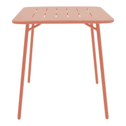 Τραπέζι Moraja Terracotta Μέταλλο 70X70X73Εκ