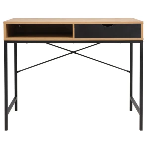 Γραφείο Εργασίας Taco Φυσικό-Μαύρο 95X48X76Εκ