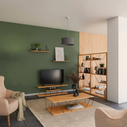 Έπιπλο Τηλεόρασης Tars Sonoma-Μαύρο 120X30X33Εκ