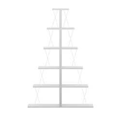 Βιβλιοθήκη Mini Tars Λευκό 100X22X150Εκ