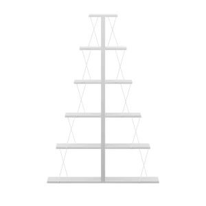Βιβλιοθήκη Mini Tars Λευκό 100X22X150Εκ