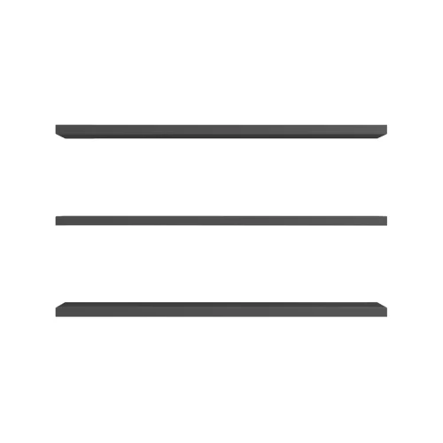 Ραφιέρα Τοίχου Divar Ανθρακί 60X14.5X1.8Εκ