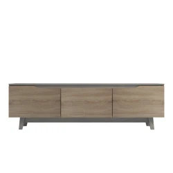 Έπιπλο Τηλεόρασης Kasandra Μπεζ Μαρμάρου-Sonoma 180X35X48.5Εκ