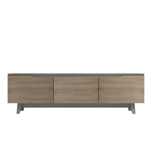 Έπιπλο Τηλεόρασης Kasandra Μπεζ Μαρμάρου-Sonoma 180X35X48.5Εκ