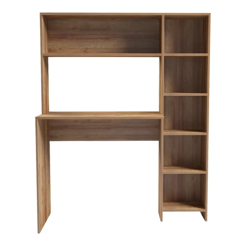 Γραφείο Με Βιβλιοθήκη Janson Oak 113.2X40X141.8Εκ