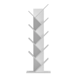 Βιβλιοθήκη Fyllo Λευκό 50X25X141.5Εκ