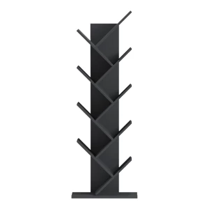 Βιβλιοθήκη Fyllo Ανθρακί 50X25X141.5Εκ