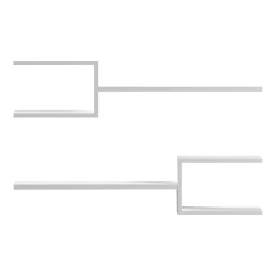 Ραφιέρα Τοίχου Galler Λευκό 79X19.5X18Εκ