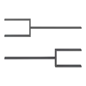 Ραφιέρα Τοίχου Galler Ανθρακί 79X19.5X18Εκ