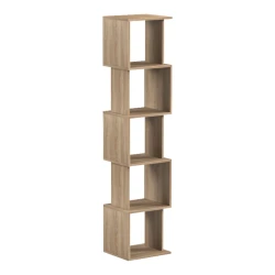 Βιβλιοθήκη Cubik Sonoma 35X30X161Εκ