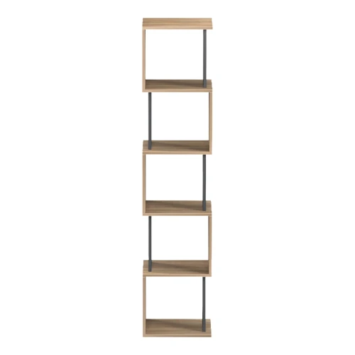 Βιβλιοθήκη Cubik Sonoma- Ανθρακί 35X30X161Εκ