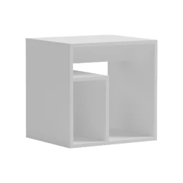 Βοηθητικό Τραπέζι Doublo Λευκό 40X35X40Εκ