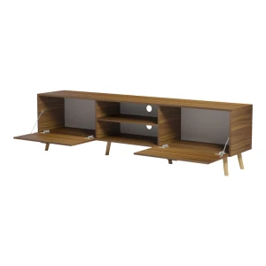 Έπιπλο Τηλεόρασης Gorna Καρυδί 180X35X48.6Εκ