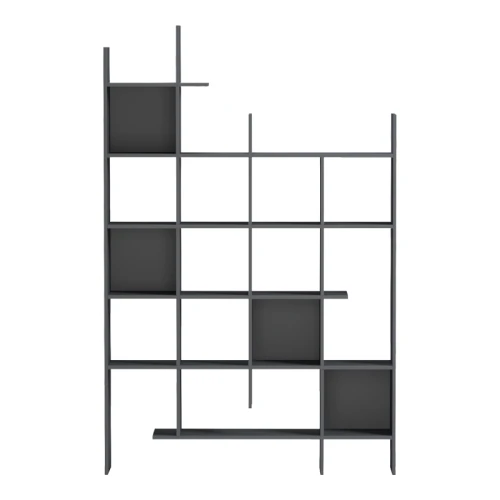 Βιβλιοθήκη Manco Ανθρακί 122X25.5X188Εκ