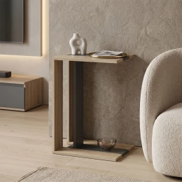 Βοηθητικό Τραπέζι Muju Sonoma- Ανθρακί 30X40X55Εκ